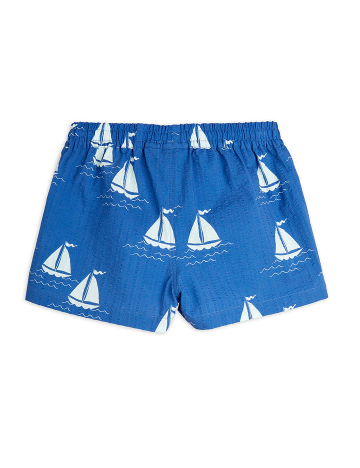 SAILING BOATS AOP WOVEN SHORTS-Blue