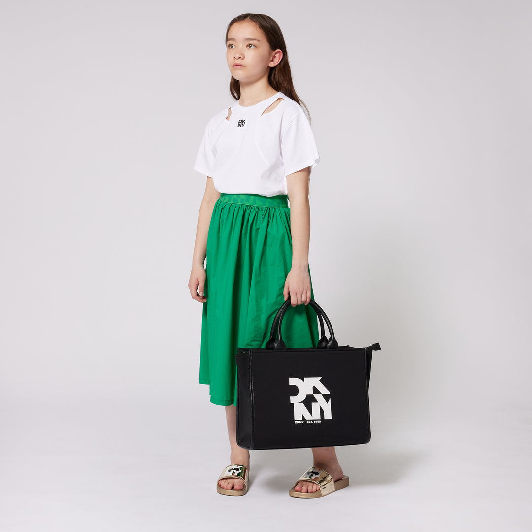 D62267-GIRLS LONG SKIRT-Green