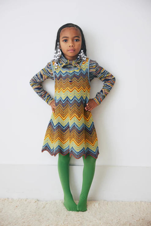 Parlor Chevron Dress-Mango