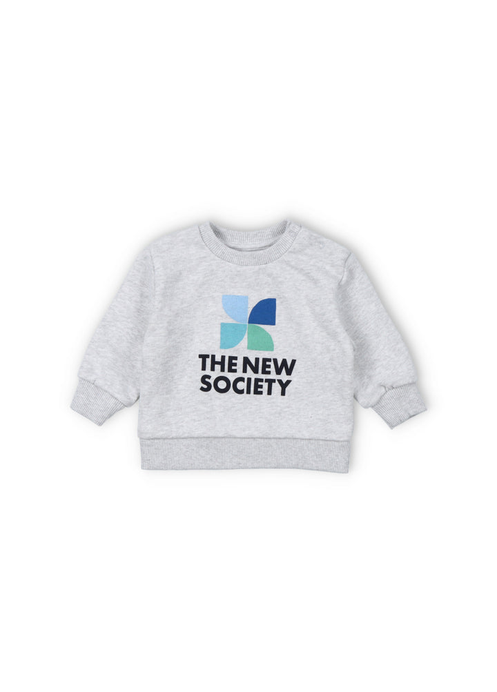 MYKONOS BABY SWEATSHIRT -Grey Melange