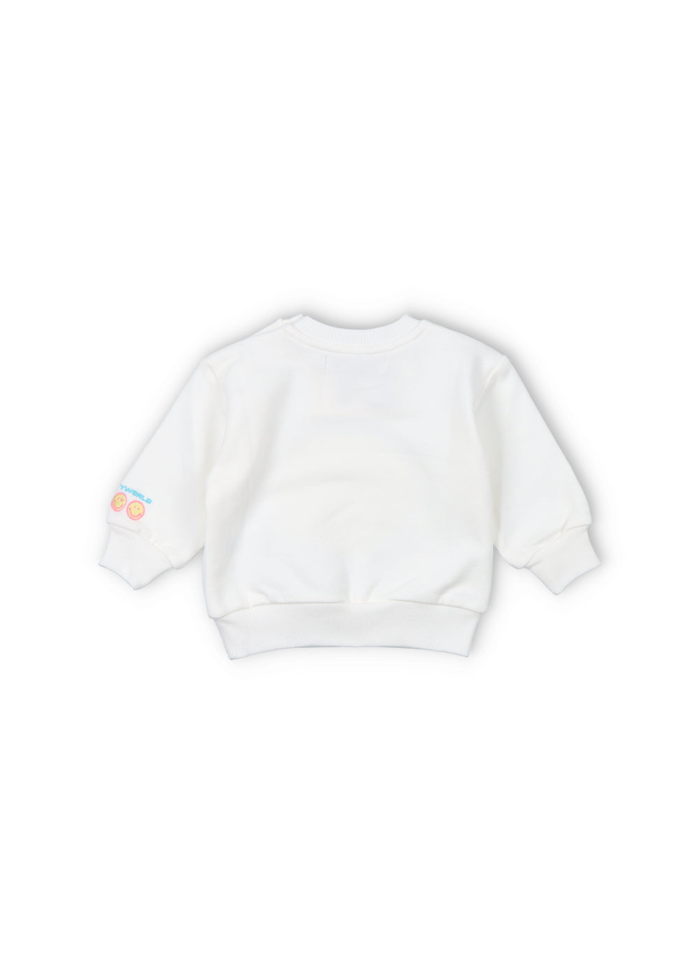 SMILEY SWEATER SALTY WATER-White