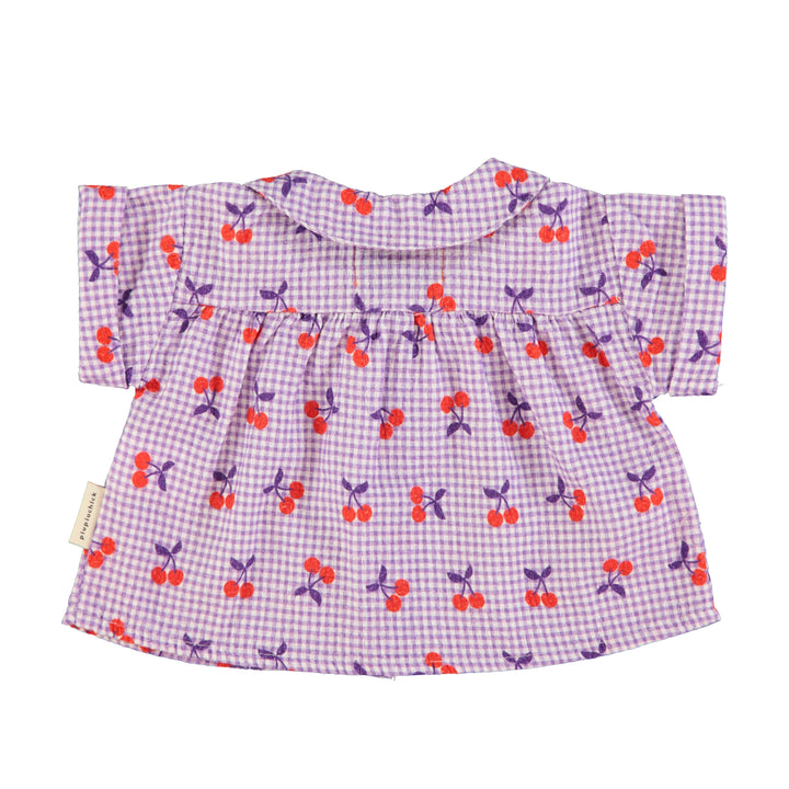 SS25.BM2502A-purple / white checkered w/  cherries