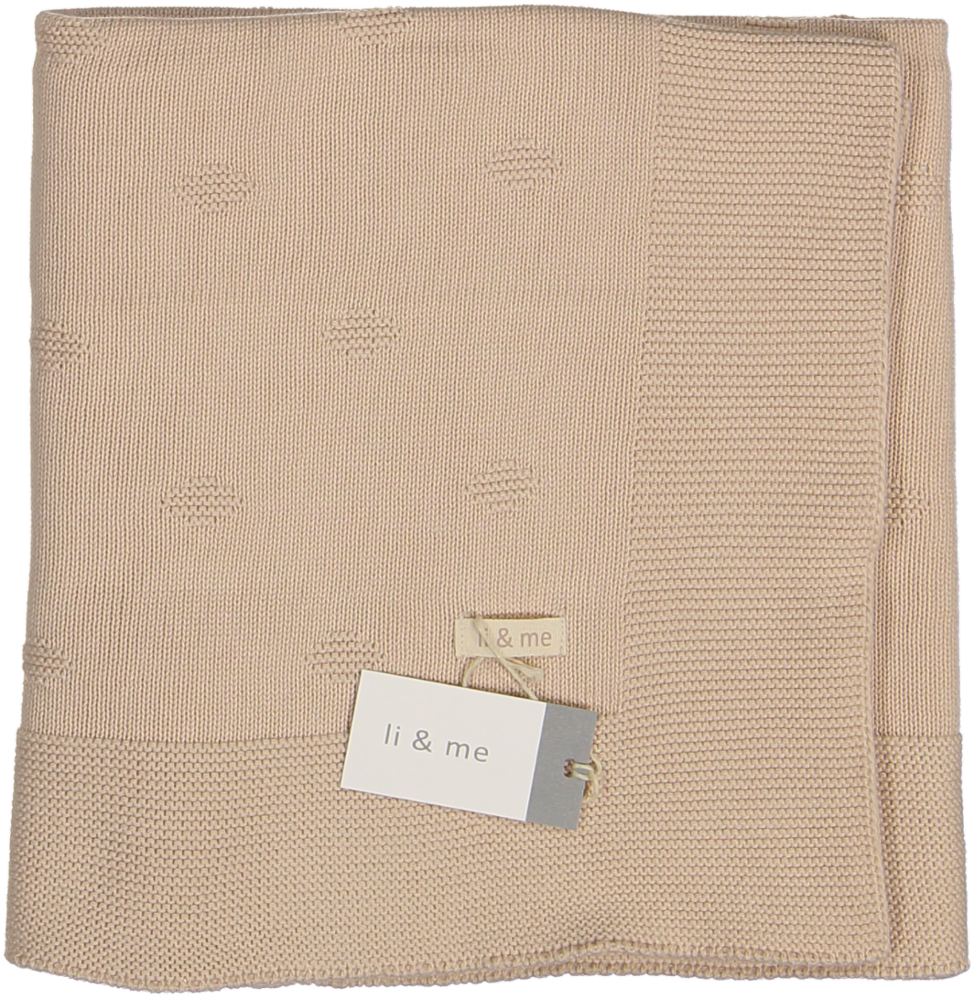 319-MIA-KNIT BLANKET-Light Pink