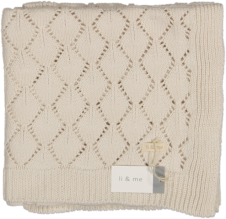 335-PATTI-KNIT BLANKET-Cream