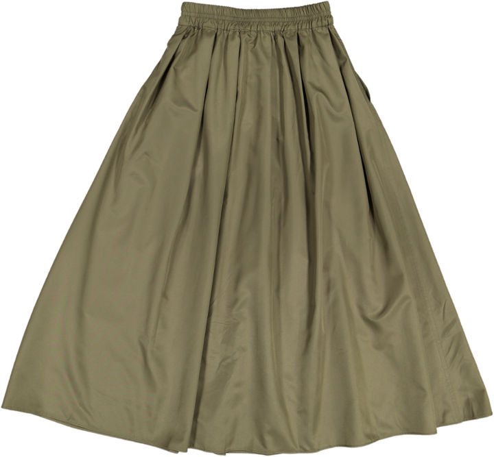 109-BALD SKIRT-Khaki