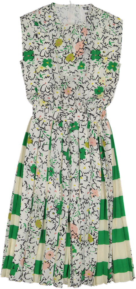 112-BAZA DRESS-Green