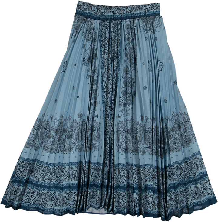 118-BUFFEL SKIRT-Blue