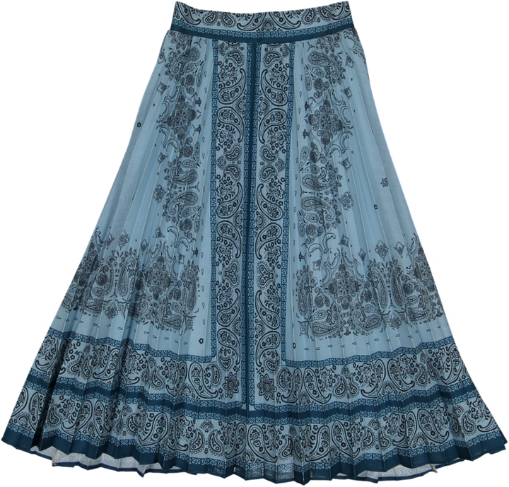 118-BUFFEL SKIRT-Blue