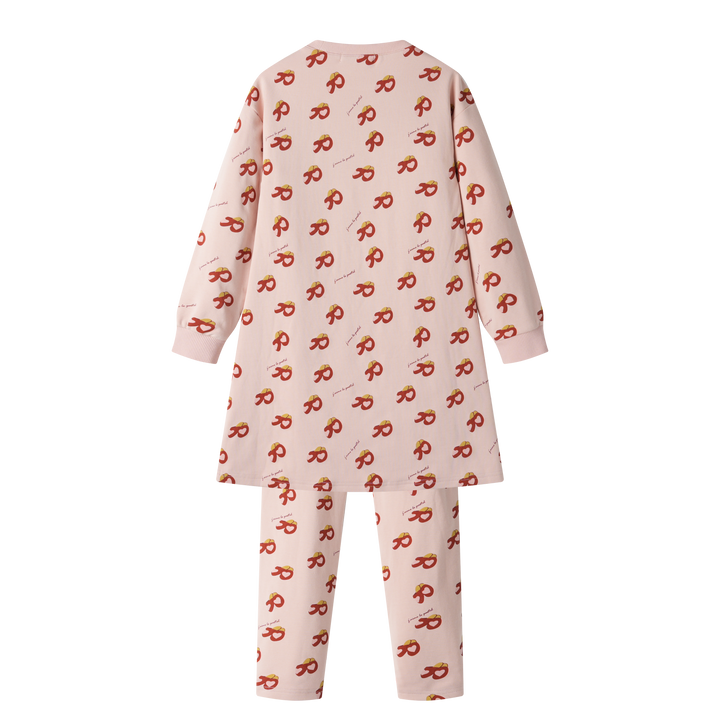 SLIPPER PRINT NIGHTSHIRT-LIGHT PINK