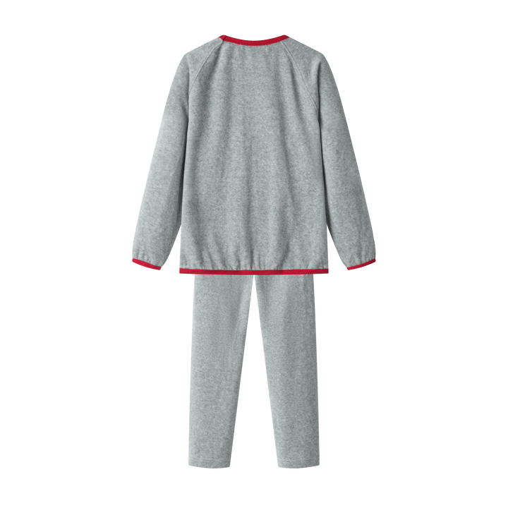 JAIME LE PASTEL VELOUR PAJAMA-HEATHER GREY