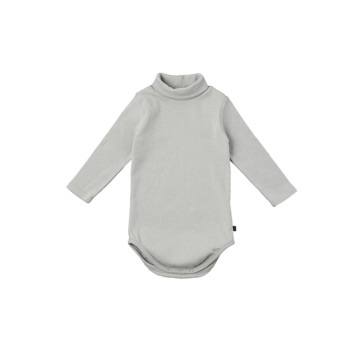 BENE HIGH NECK BODYSUIT-grayish mint