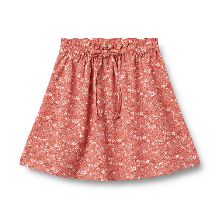 Skirt Natalia (1143-188)-Coral Flowers