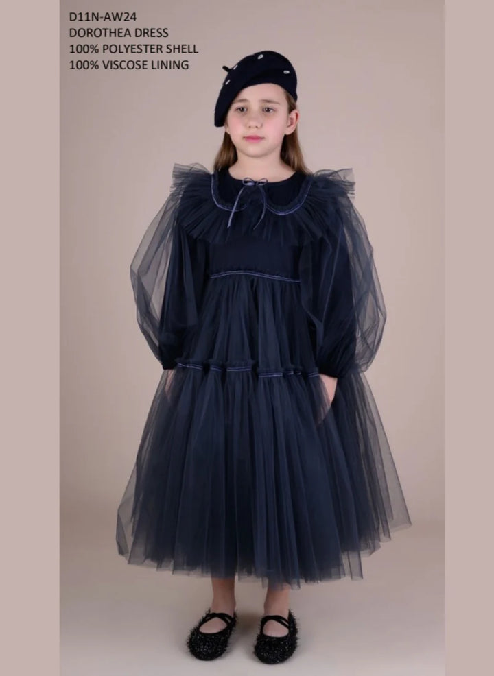 DOROTHEA DRESS-Navy