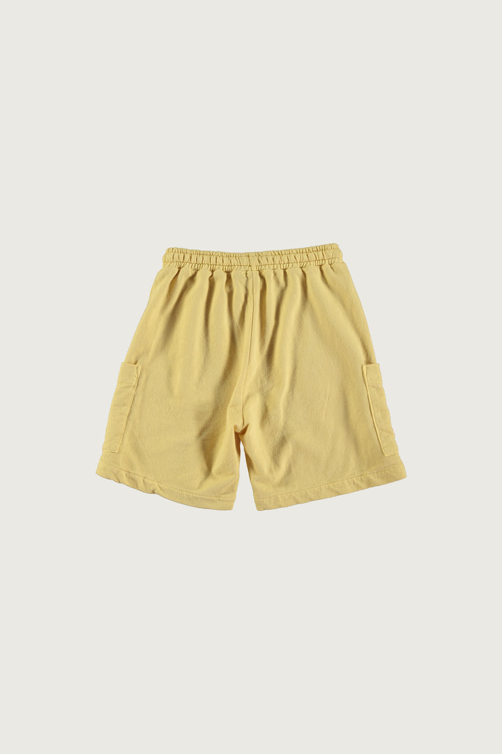 S013-YELLOW SWEATSHIRT SHORTS-Sahara Sun