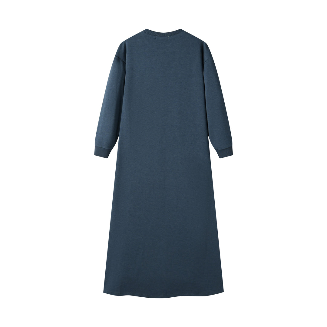 COZY SLIPPER NIGHTGOWN-INDIGO