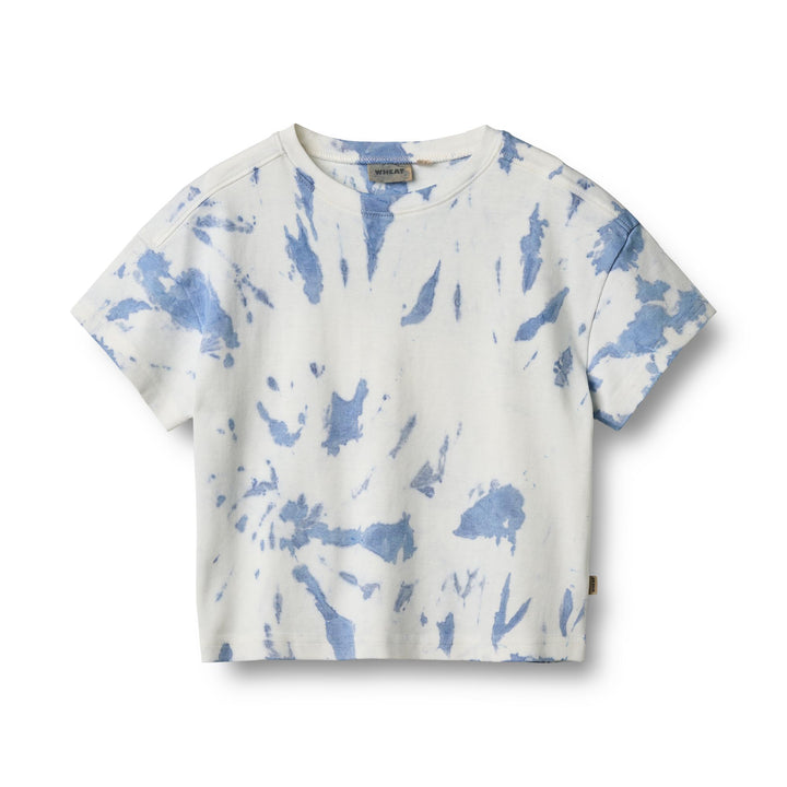 T-Shirt S/S Tommy (2099-028)-Blue Tie Dye