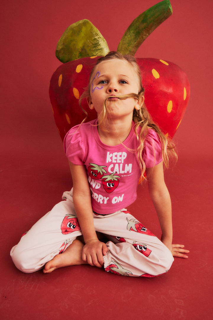 STRAWBERRY PINK / CROP TOP