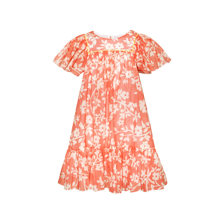 Cotton Chiffon Dress Mimi-Pink