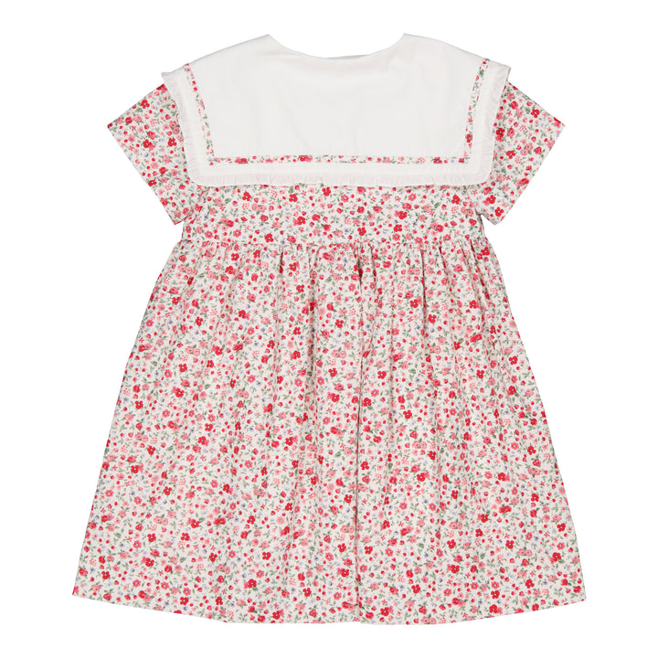 32192-PAOLINE DRESS-Red Flower Print