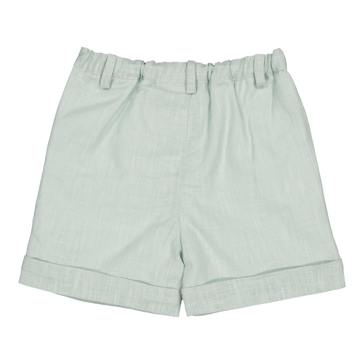 34034-ADAMO PANTS WITH STRAPS -Mint Linen