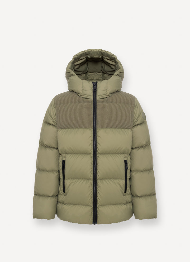 3436-BOYS DOWN JACKET-Muddy