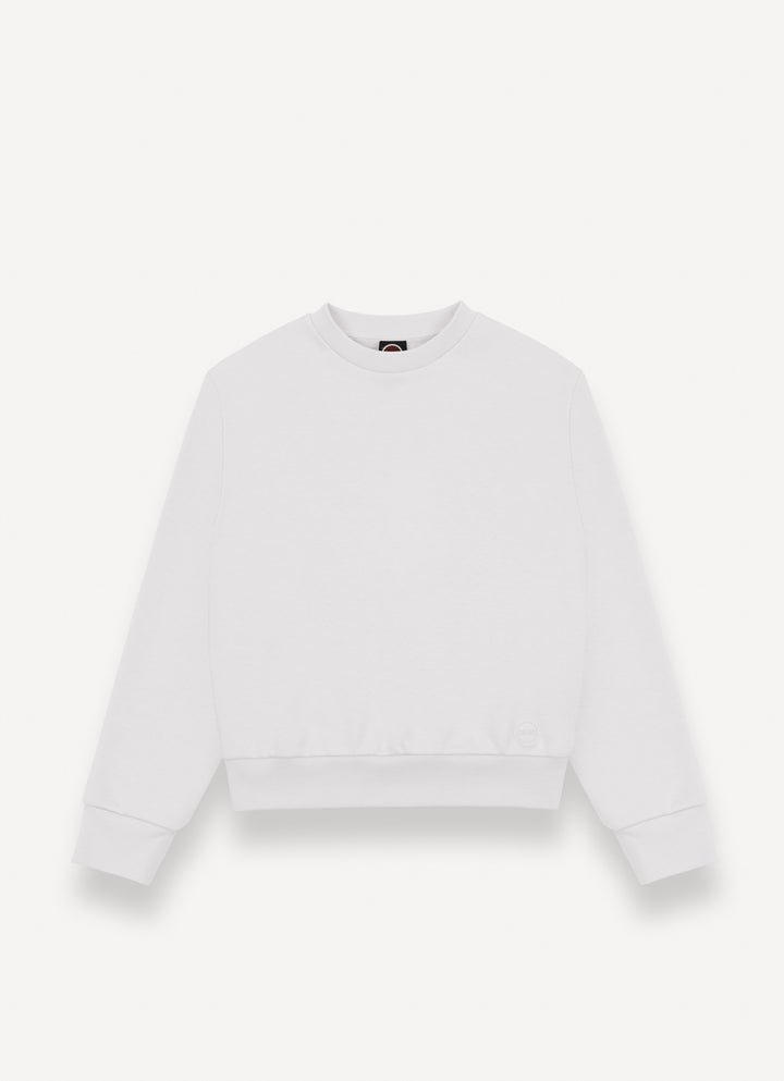 3619-CREW-NECK SWEATSHIRT-White