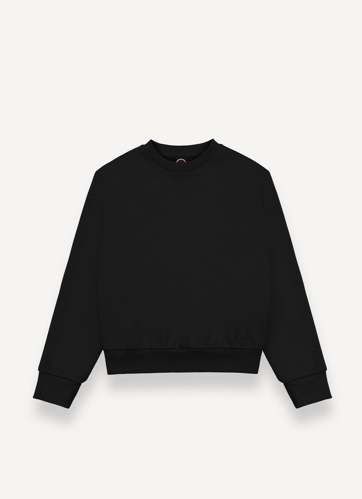 3619-CREW-NECK SWEATSHIRT-Black