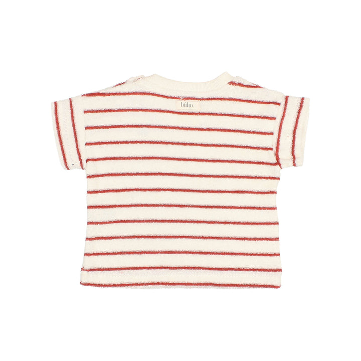 6168-BB TERRY STRIPES T-SHIRT