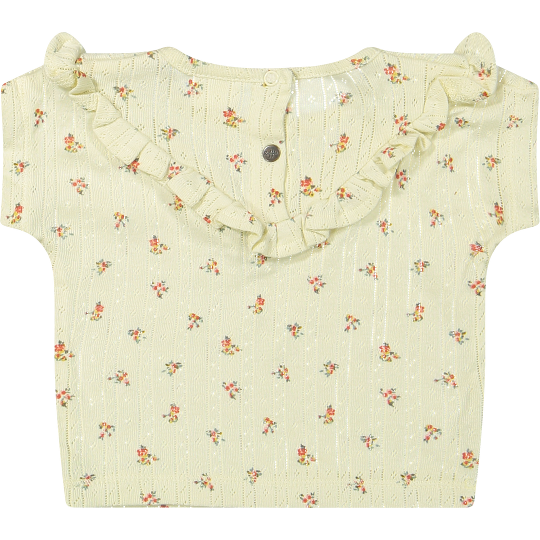 T-SHIRT MARY/BLOOMER SET-AOP Ecru Rose