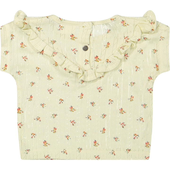 T-SHIRT MARY/BLOOMER SET-AOP Ecru Rose