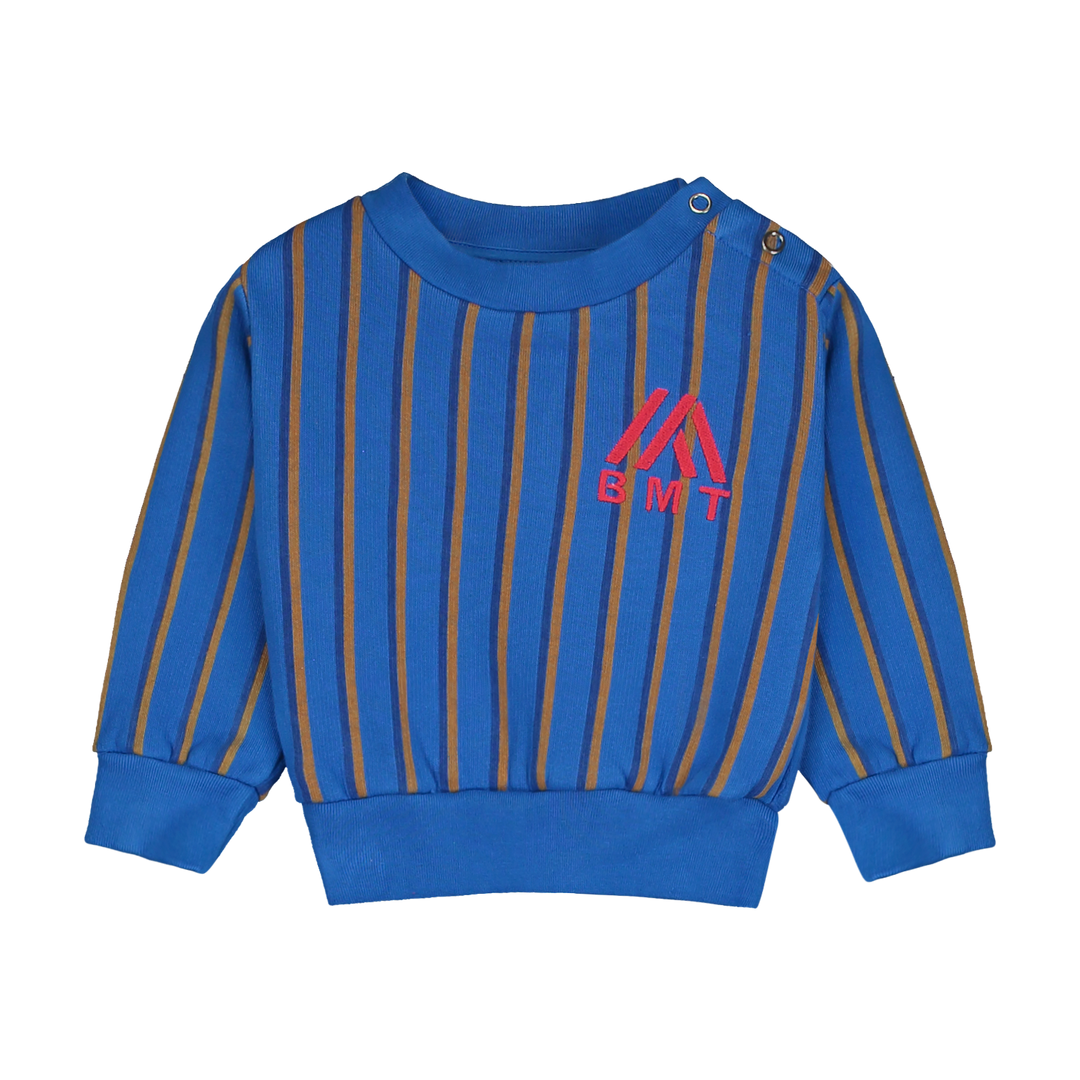 SW04-SWEATSHIRT ALLOVER 2V LINES-Fresh blue