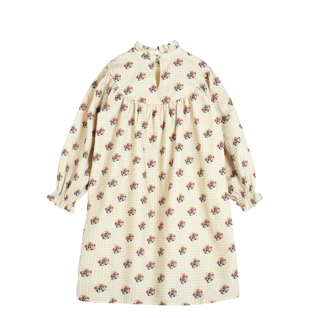 Kaya Dress-Cream Flower