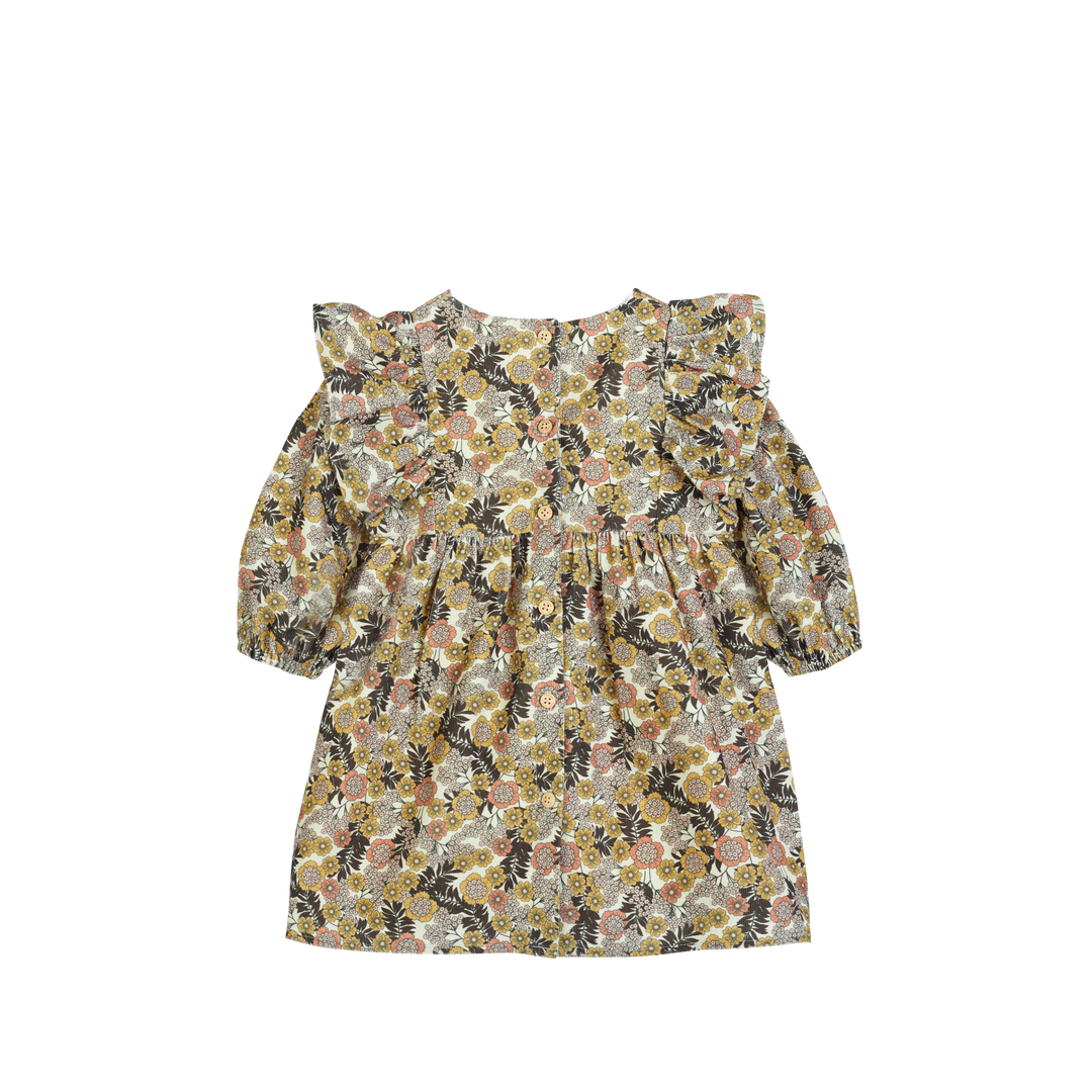 Luna Dress-Multicolor Flower