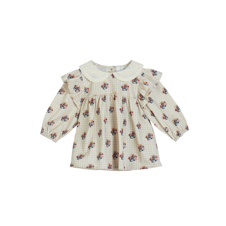 Franca Shirt-Cream Flower