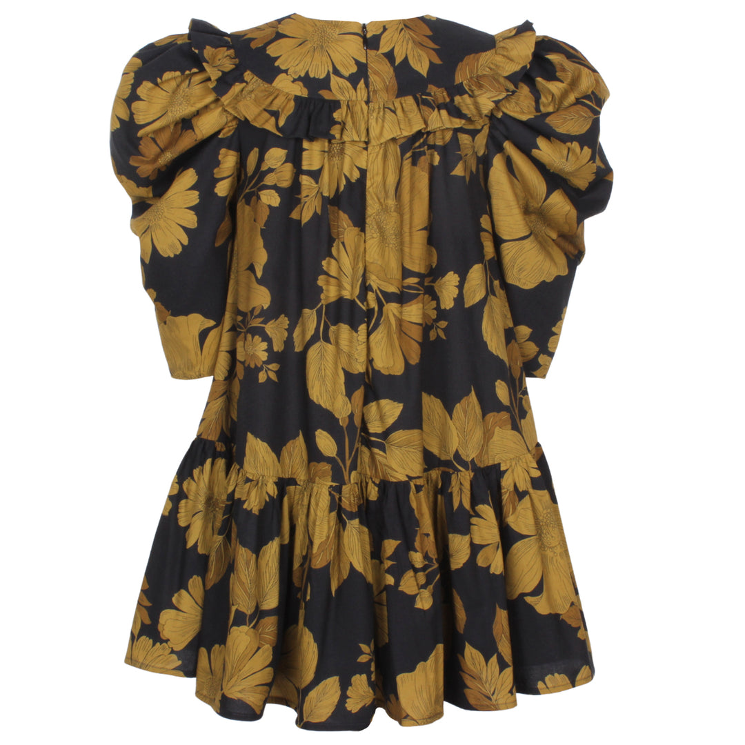 BETSY DRESS -YELLOW FLOWERS