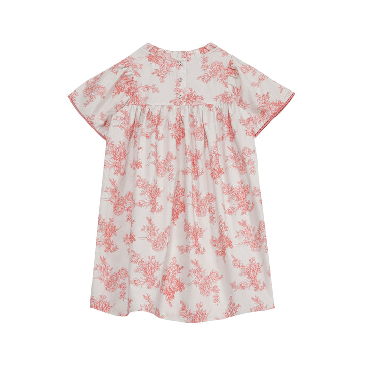 LEONIDAS DRESS-Toile De Jouy Pink