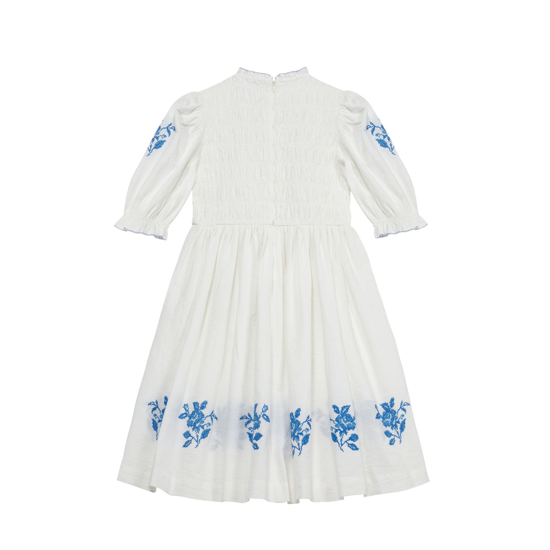 EMMANUELLE DRESS-White