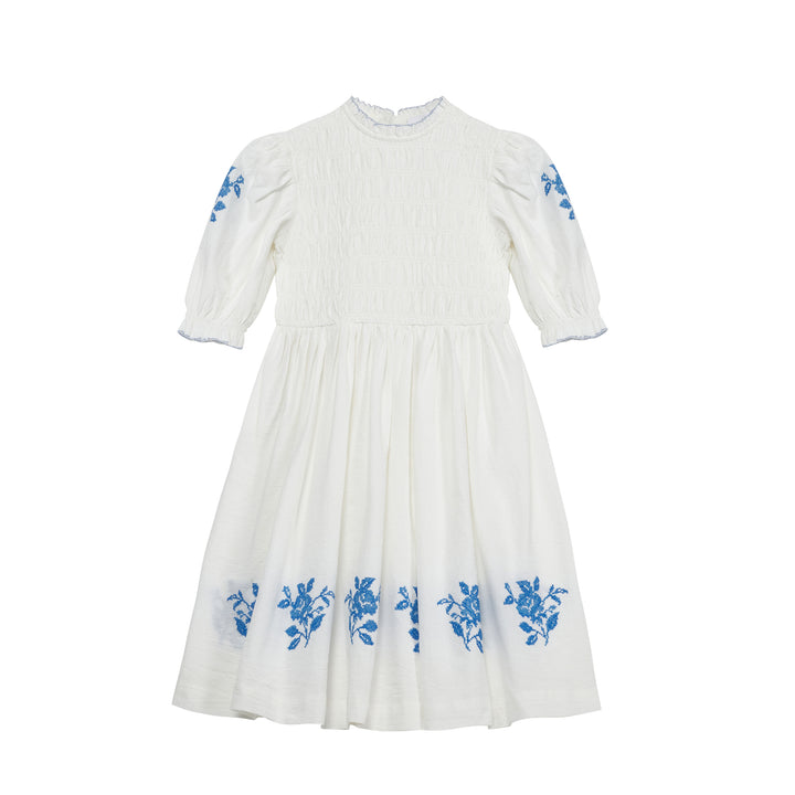 EMMANUELLE DRESS-White