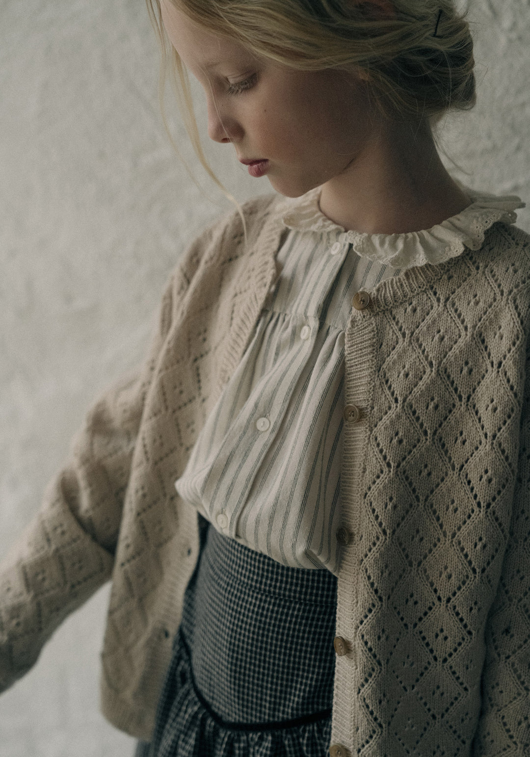 Perry Knit Cardigan Beige