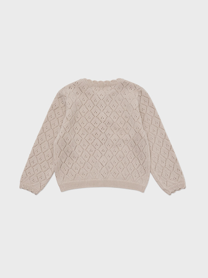 Perry Knit Cardigan Beige