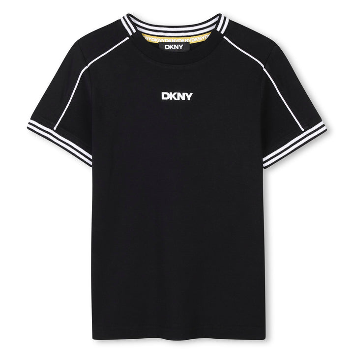 D62293-SHORT SLEEVES TEE-SHIRT WITH LOGO-Black