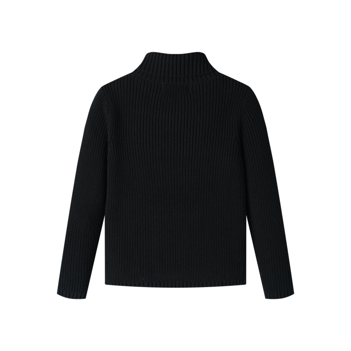 TURTLENECK SWEATER-BLACK