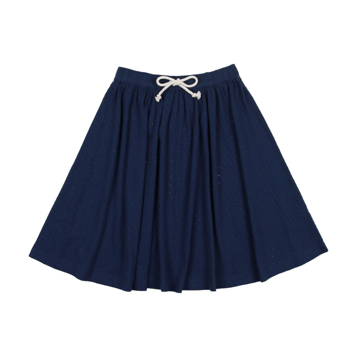 F283-TENNIS MESH SKIRT-Navy