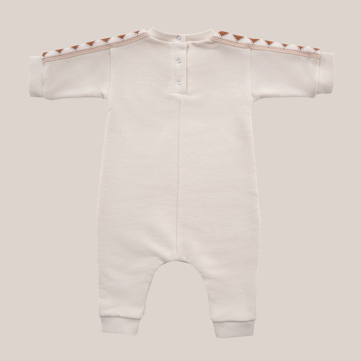 GIUSY COTTON OVERALL-Butter Milk