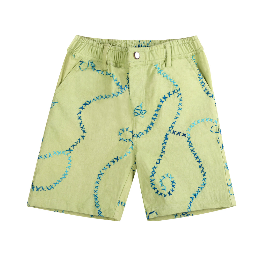 GREEN JARDIN BERMUDA SHORTS