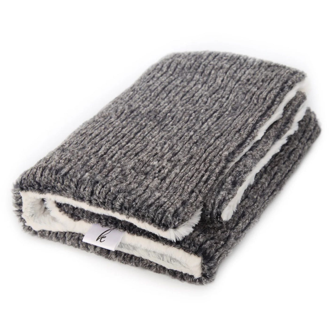 Kidu Weave Charcoal Blanket