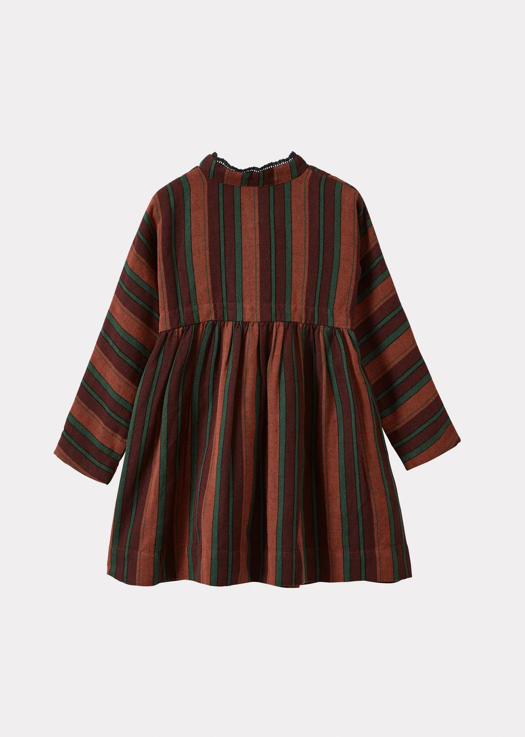 KAI DRESS-LINEN MULTI STRIPES