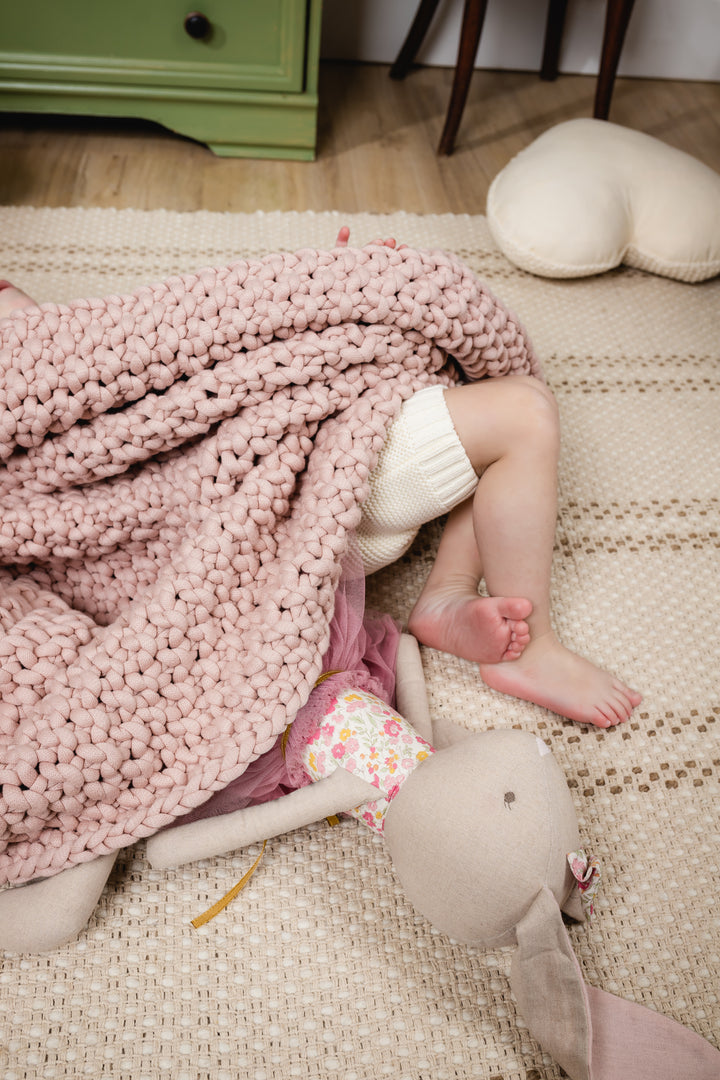 ALMA BLANKET-BL10-PINK