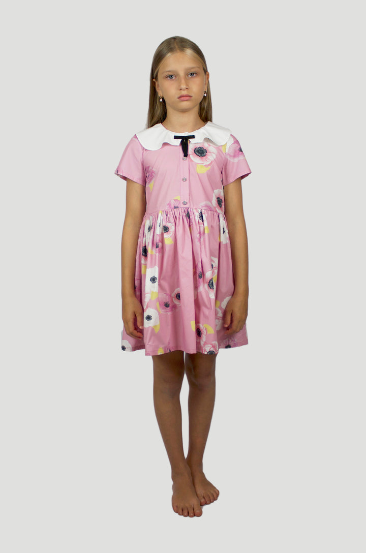 GCKSS2504-COSTANZA DRESS-POSTCARD FROM SUMMER PINK