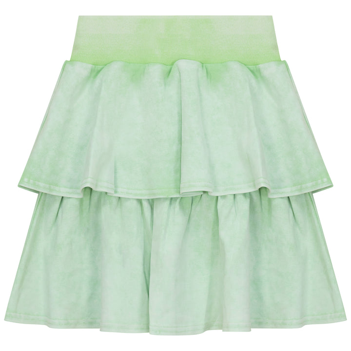 K5424-LAYERED SKIRT-WASHED MINT